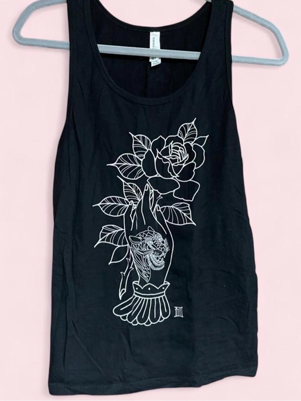 Old school tattoo design tank